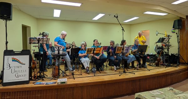 BUGs play at In From The Cold at Parkdale United Church - March 2026