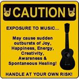 Caution - exposure to music...
