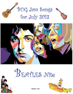 2013-07 BUG Jam Song Book (Beatles Nite)